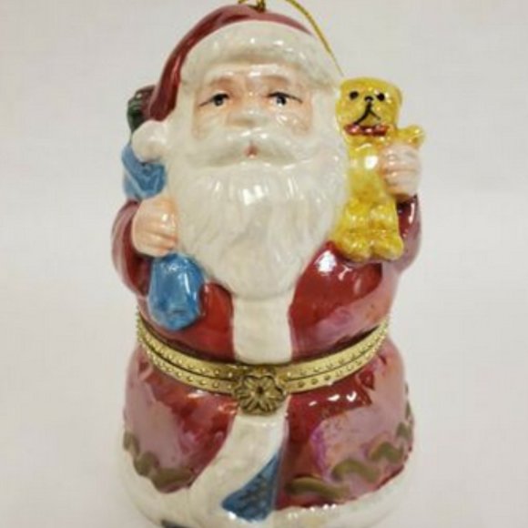 Mr Christmas Musical Ornaments Trinket Box Musical Music Animated Set of 5 - Picture 5 of 7